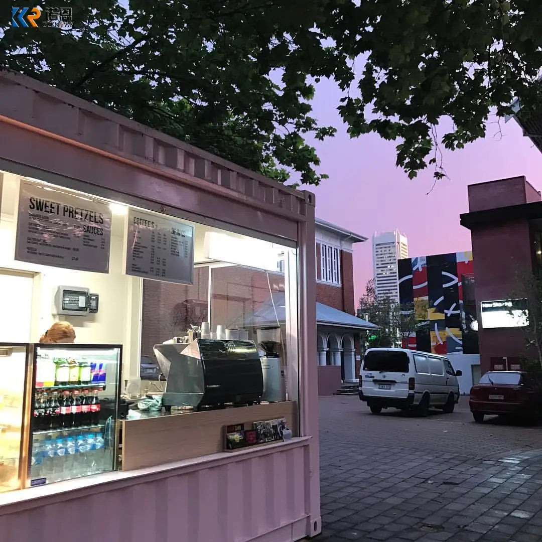 Contenedor de envío modular Bar Comida Quiosco Tienda