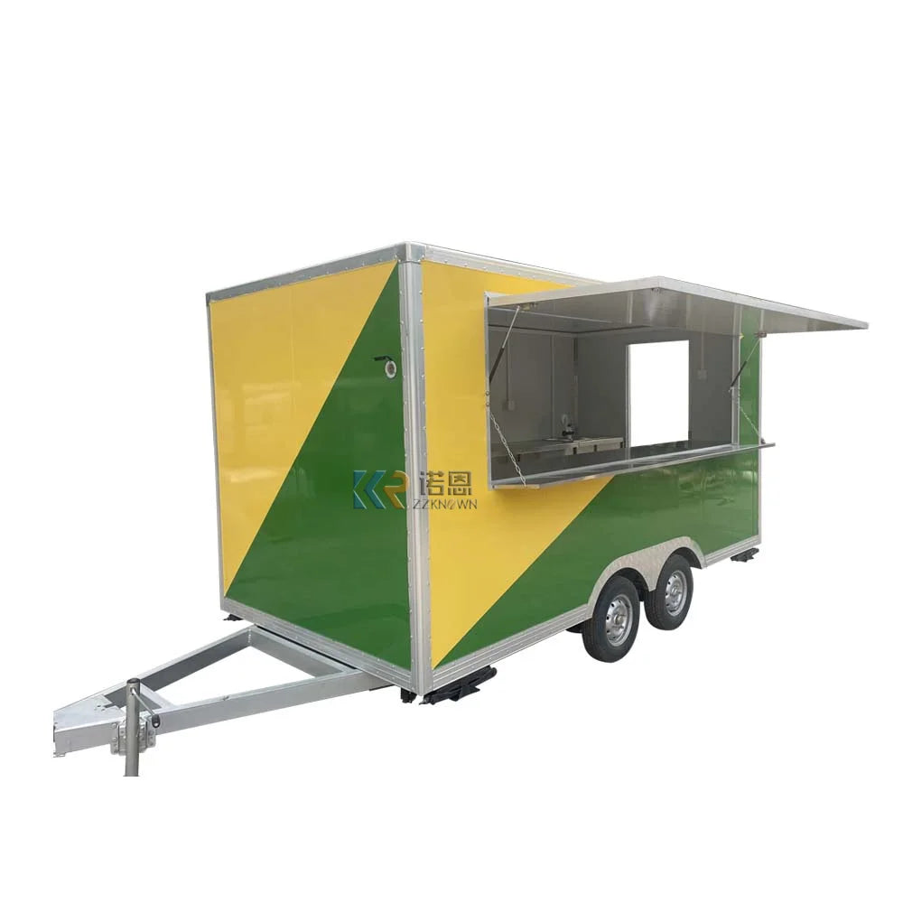 Street Vending Dessert Dot Approved Churro Cheap Mobile Kitchen Food Trailer Fast Food Truck Trailer for Sale USA