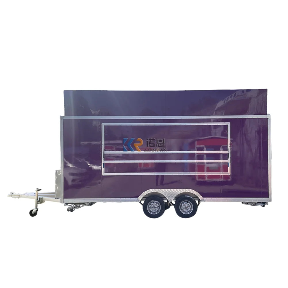 2023 Food Shop Big Food Trailer With Cook Top And Fryer Trailers From China Container Taco Carts