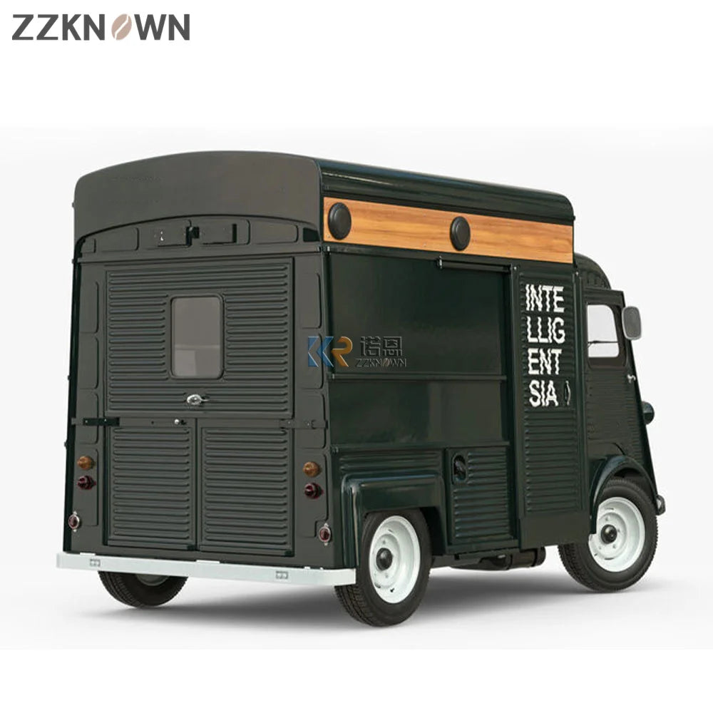 Custom Electric Fast Food Cart Hot Dog Mobile Truck Outdoor Ice Cream Coffee Street Dining Car Kiosk Kitchen