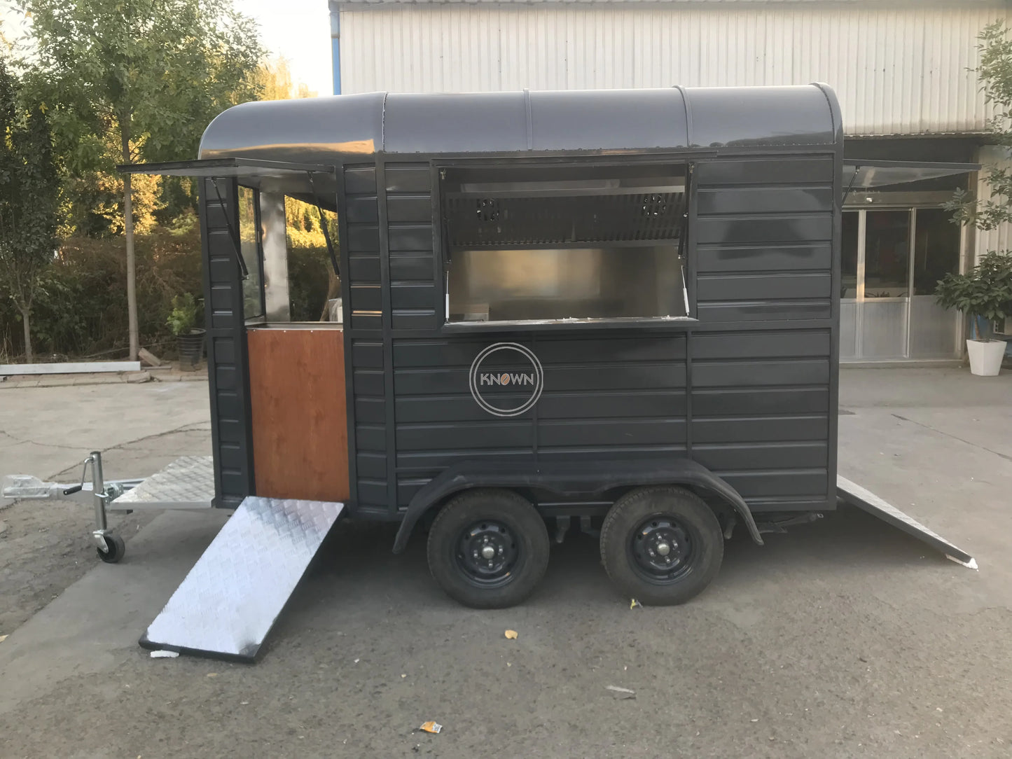 OEM Customized Food Trailer with CE Certification Mobile Bbq Hot Dog Cart for Sale Breakfast Pizza Vending Van