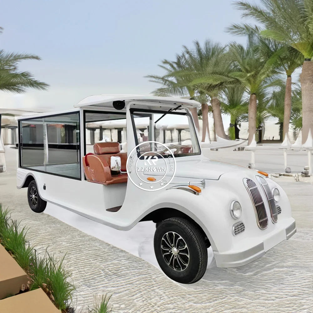 2024 New Golf Cart With Air Conditioner Golf Buggy Car 6 Seats Electric Golf Trolley Club Car