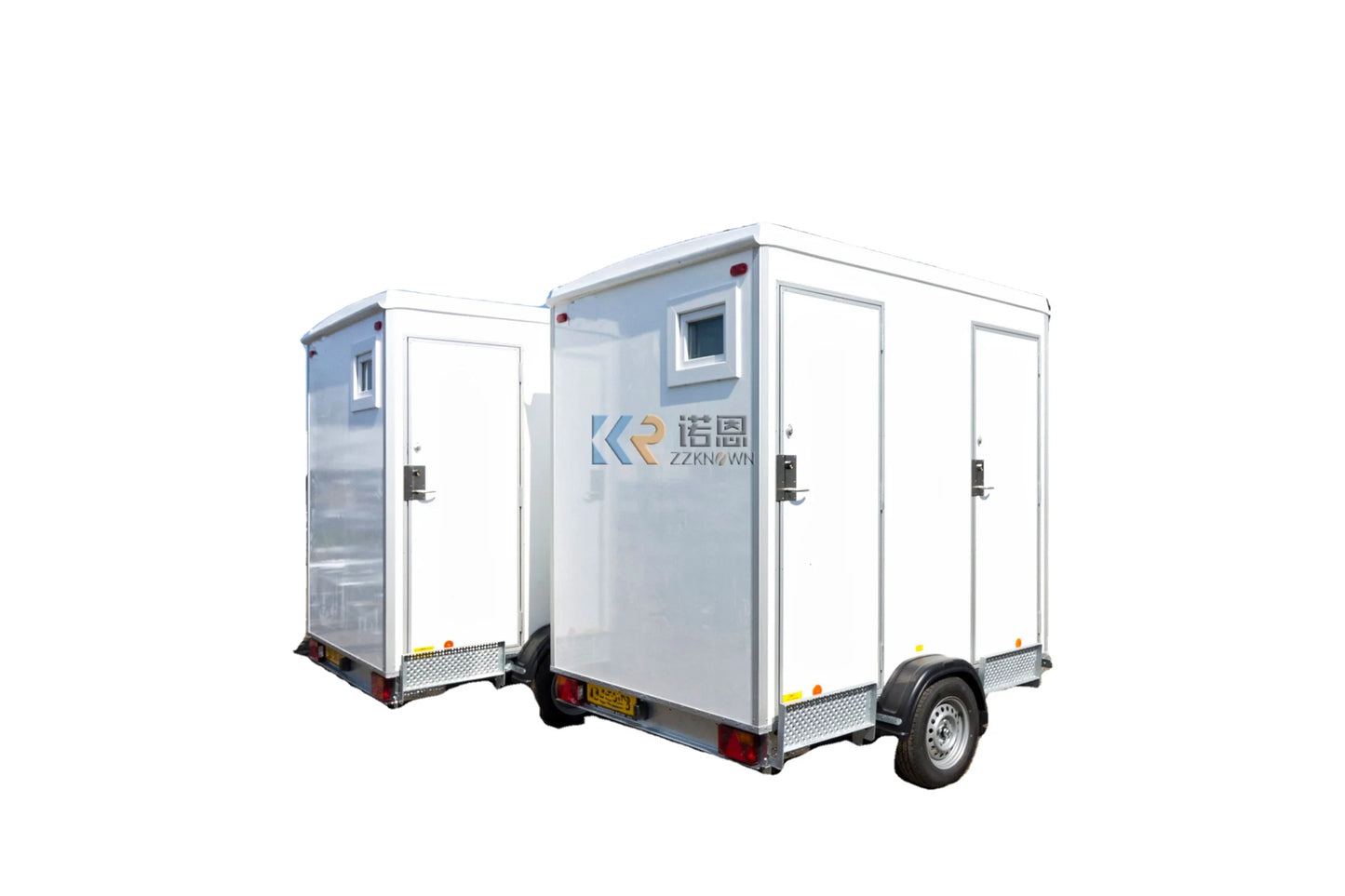 New Type Outdoor Camping Toilet Trailer Portable Restroom Rrailer Good price Mobile Toilet Movable Panel Container