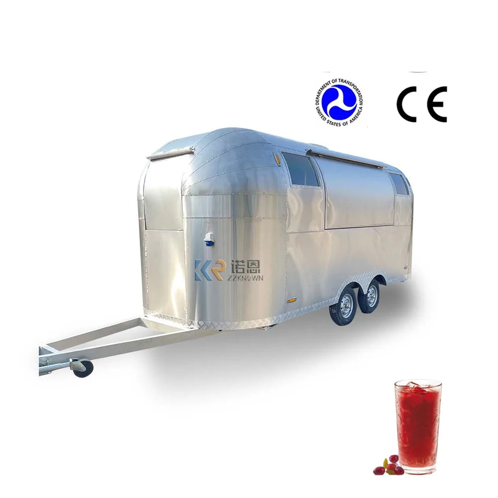 Mobile Food Trailer Cart Bus Ice Truck American Standard Food Trailer With DOT Coffee Airstream Food Trailer