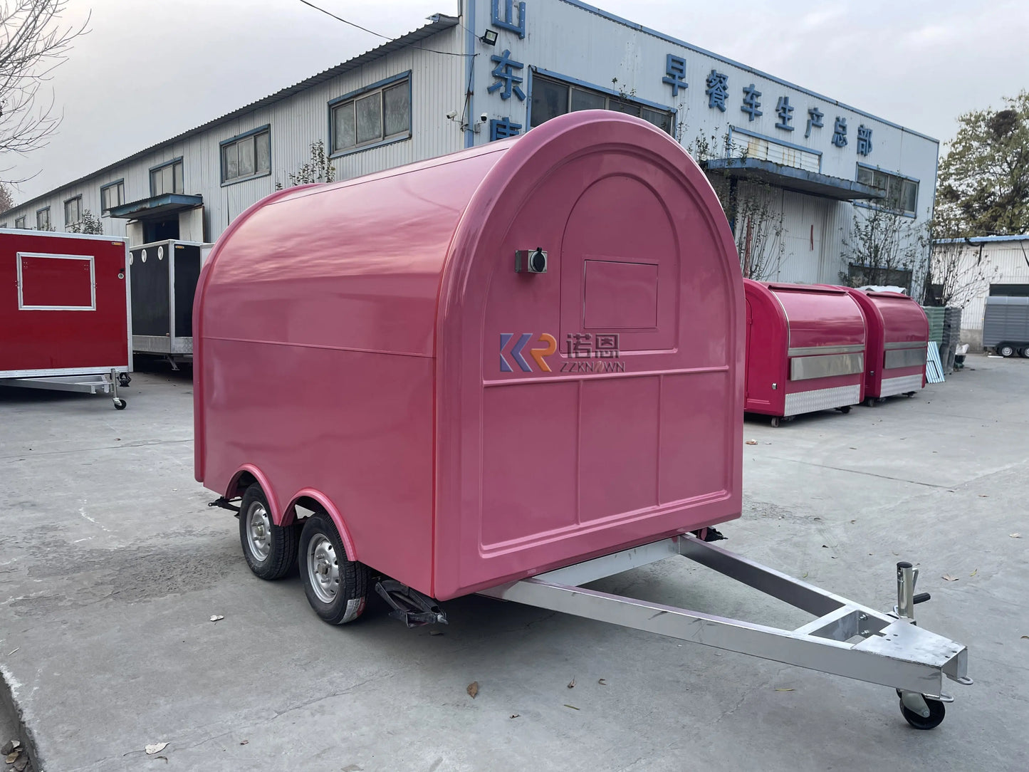 Camión de comida y helados Airstream para la venta en EE. UU., remolque de comida rápida para barbacoa y cocina móvil de catering comercial de Custom Street