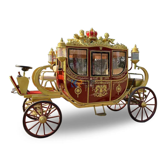 Customized Wedding Carriage OEM Horse Carriage Manufacturer Luxury Wedding Horse Drawn Carriage