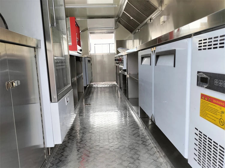 Factory Customized BBQ Food Trailer Cart Pizza Burger Trailer Para Food Truck fully Equipped