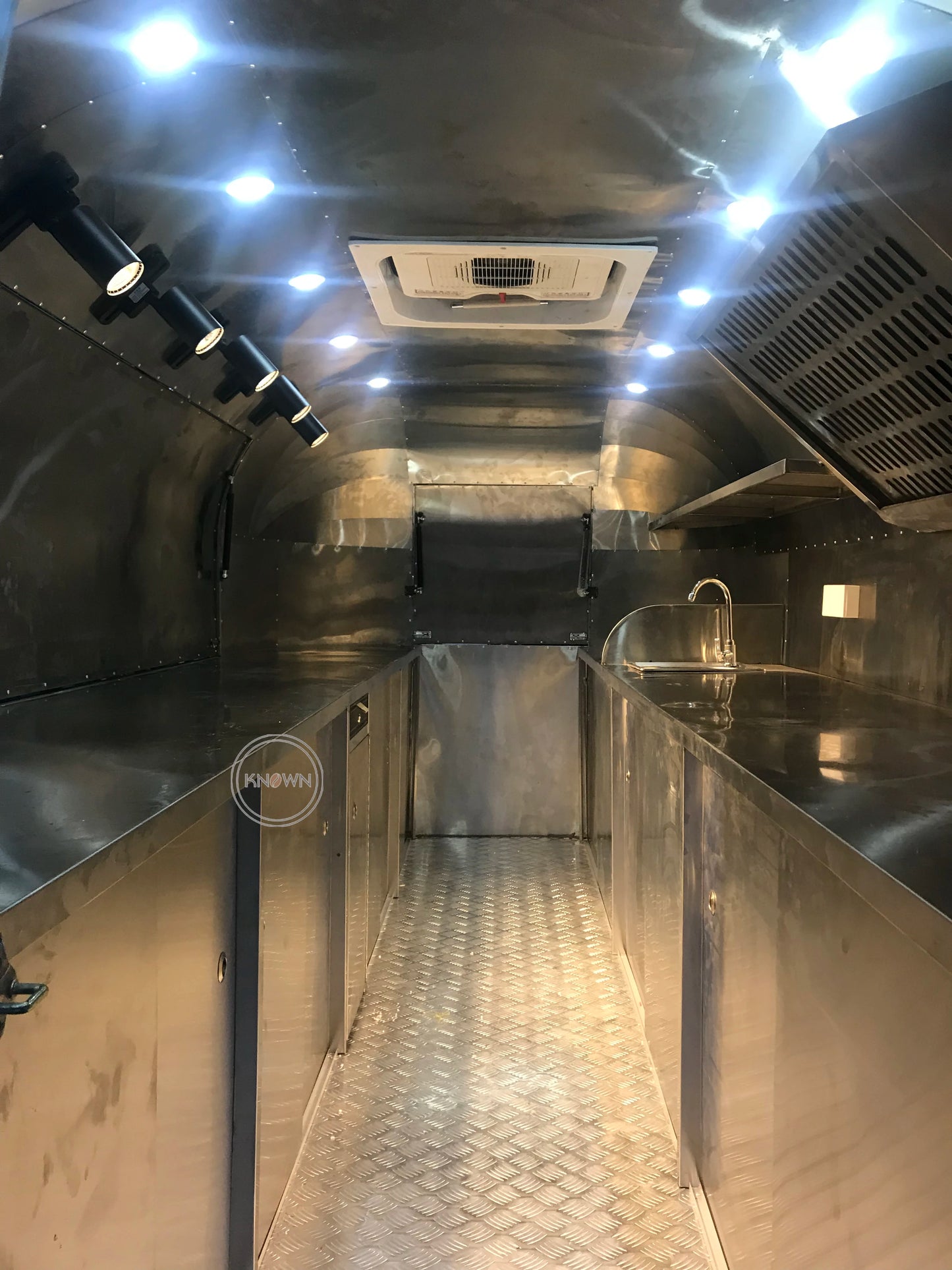 Remolque de comida Airstream de gran venta con certificado DOT CE, carrito de comida rápida móvil, camión de comida totalmente equipado a la venta en EE. UU.