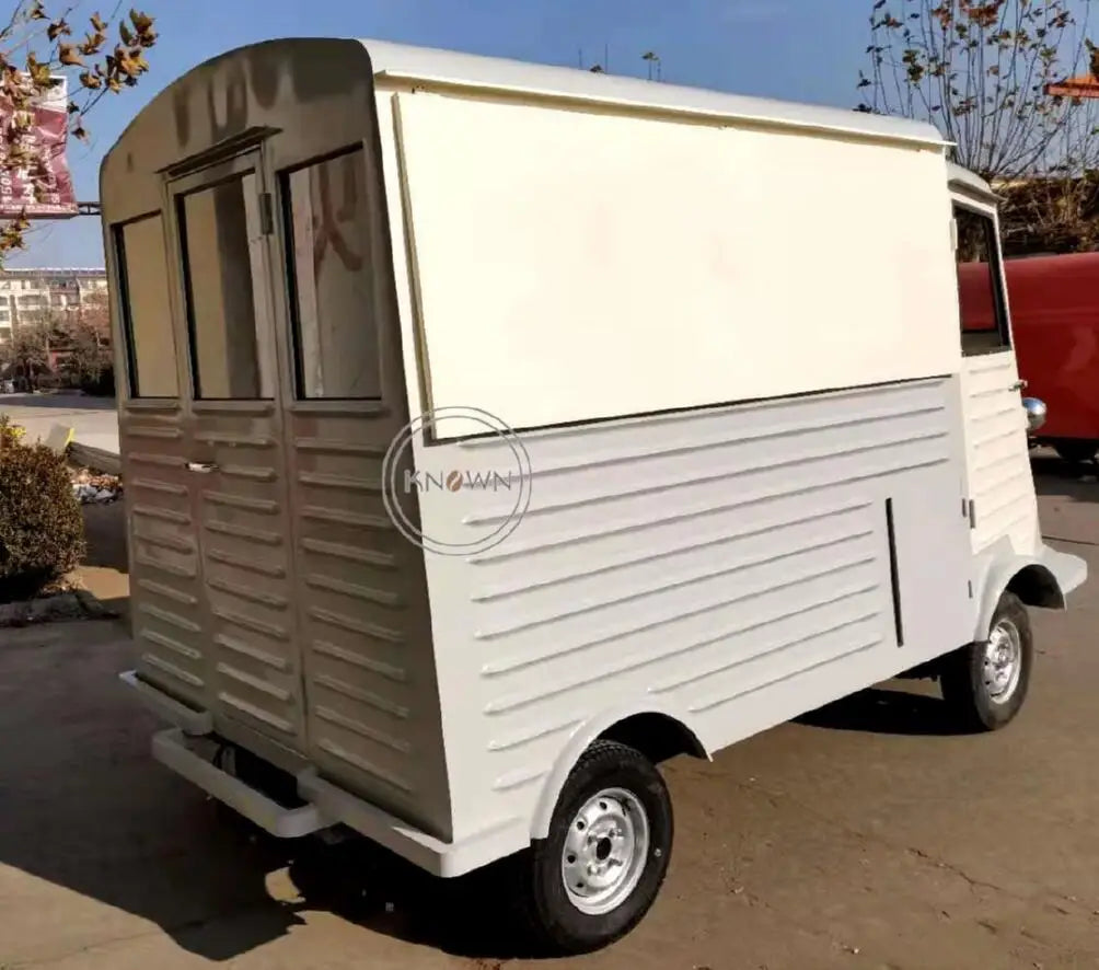 Carrito de comida eléctrico móvil, camión de perritos calientes, furgoneta de venta ambulante de helados, camión de comida personalizado a la venta en Europa