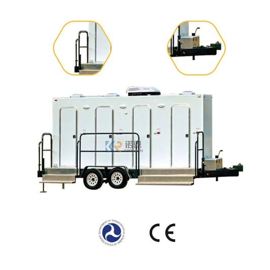 2023 Modern Design Roto Moulding Pe Squat Restroom Trailers Modular Temporary Mobile Toilet