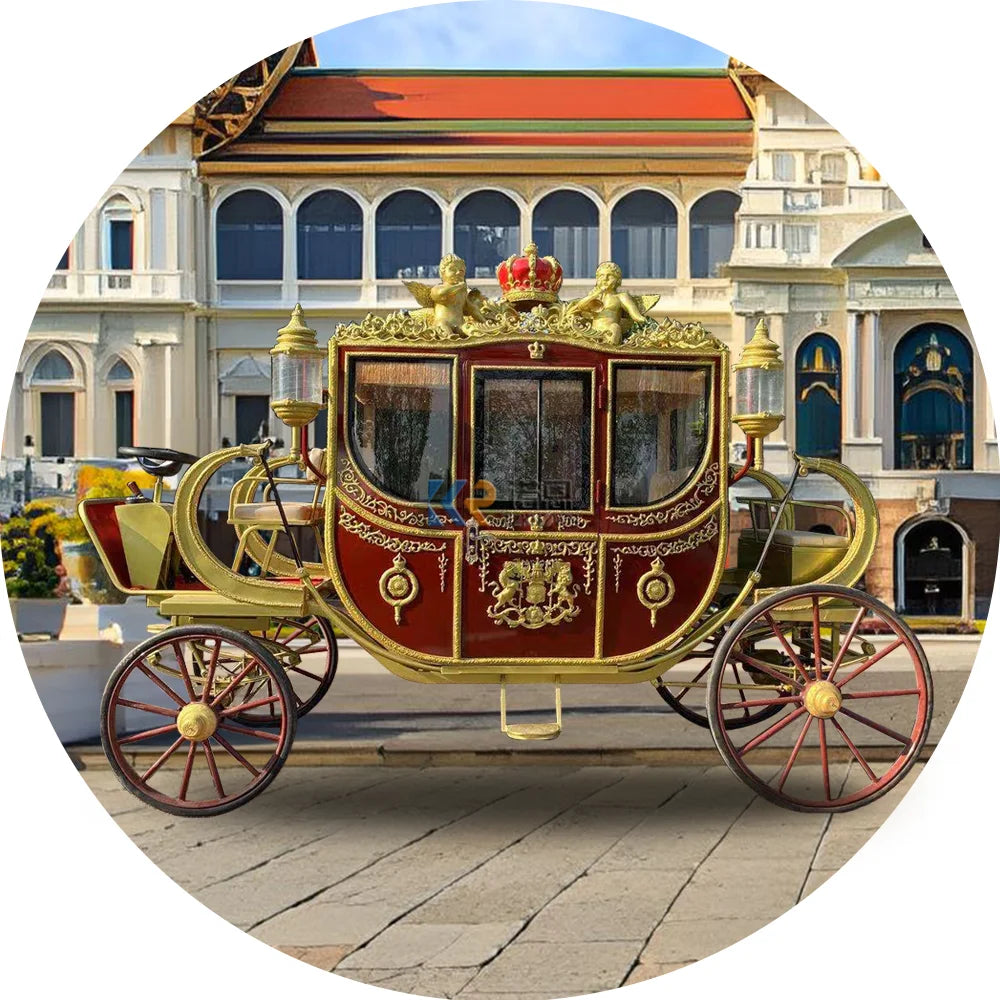 Customized Wedding Carriage OEM Horse Carriage Manufacturer Luxury Wedding Horse Drawn Carriage