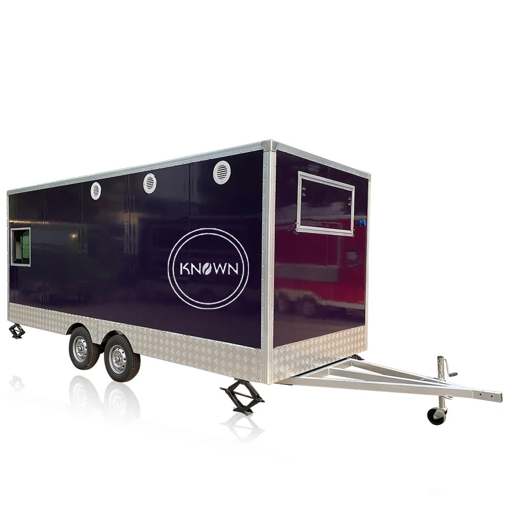 2023 Food Trucks With Custom Graphics Truck Equipment Kitchen Delivery Carts Hotdog Cart