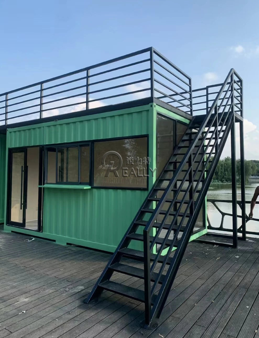 Pop-Up Coffee Shop 9ft 16ft 19ft Folding Foldable Movable Portable Moving Rental Self Storage Containers House In USA