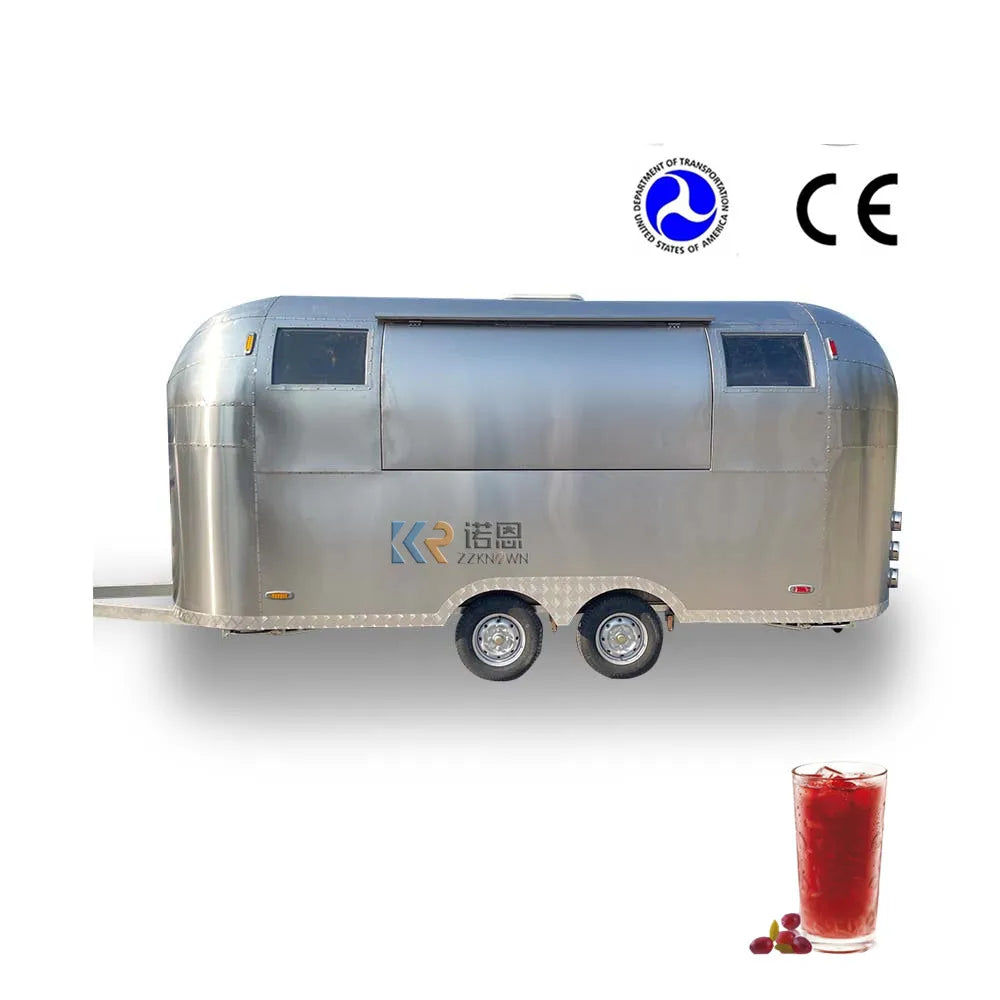 Concession Food Truck 2023 Hot Sale Mobile Food Cart Vending Kiosk Mobile Food Trailer With Full Kitchen