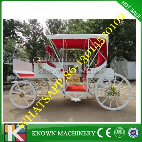 OEM Beautiful appearance and romantic cinderella carriage for wedding/ horse drawn carriage for sale