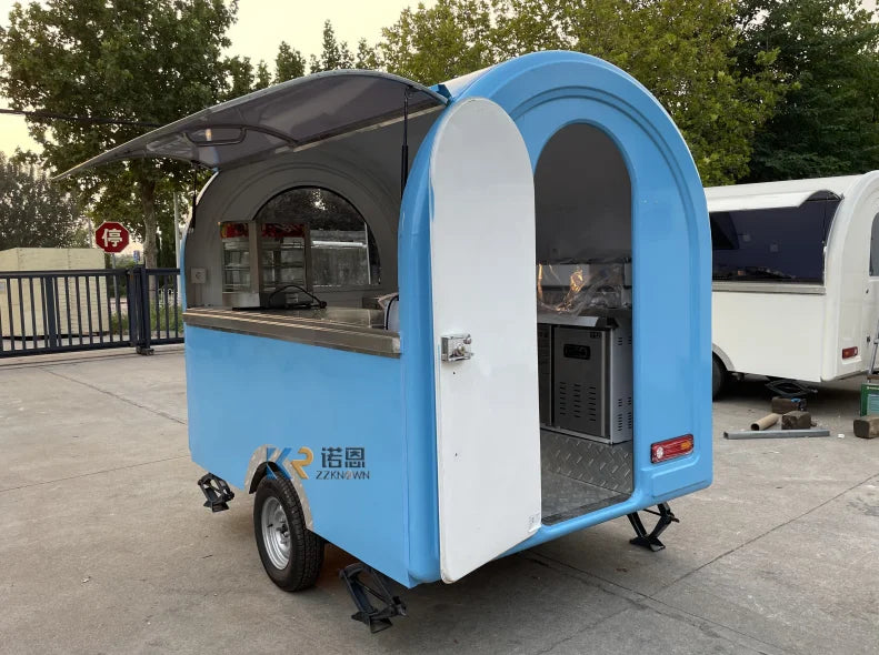 Food Truck Coffee Hot Dog Ice Food Trailers Purchase Fully Equipped Cart Electric Mobile Food Trucks With Full Kitchen