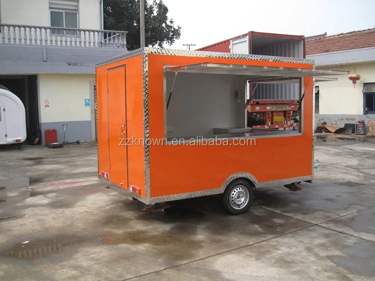 OEM Customizable popular KN-300 EXW PRICE mobile food truck street food tralier and food ven for sale with free shipping