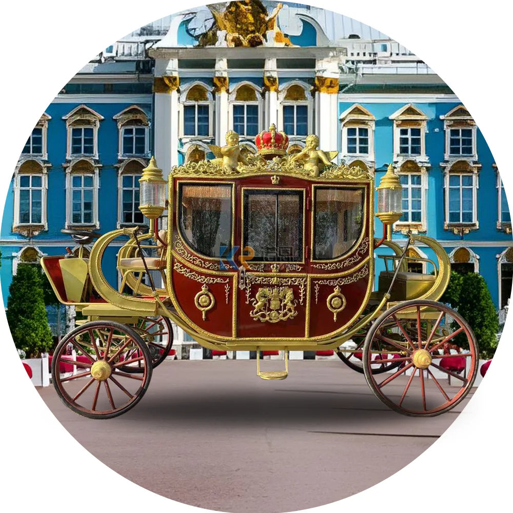 Royal Marathon Horse Cart Commercial Horse Carriage For Sale Luxury Wedding Horse Drawn Carriage