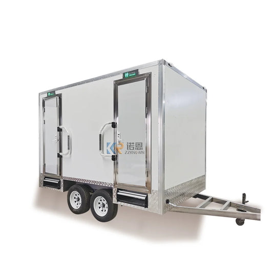 Portable Toliets China Restroom Trailers Modular Container Toilets Temporary Mobile Trailer Toilet