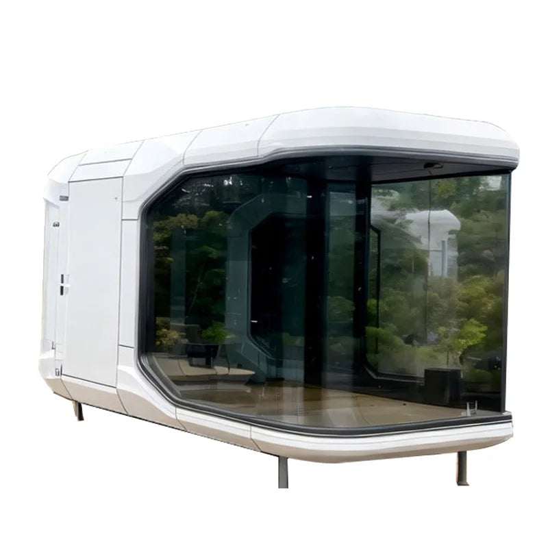 Smart Home Fully Furnished Modern Outdoor Mobile Hotel Vacation Readymade Luxury Space Capsule House