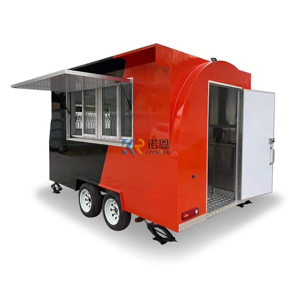 2023 Best Selling Quality Street Snack Cart Vending Hot Dog Food Cart Mobile Food Trailer