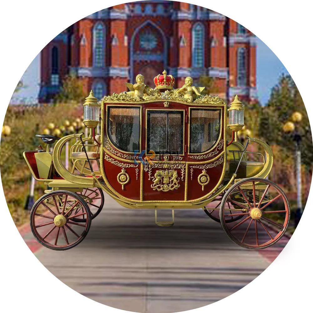 Customized Wedding Carriage OEM Horse Carriage Manufacturer Luxury Wedding Horse Drawn Carriage