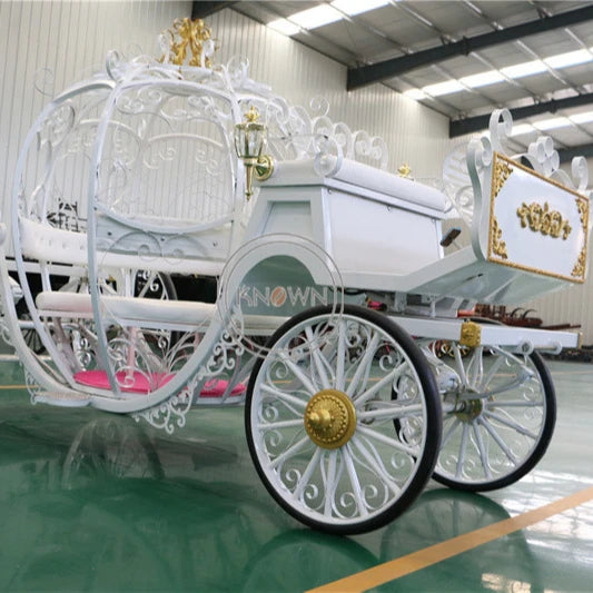 2022 Electric Princess Horse Carriage Luxury Pumpkin Carriage Royal Wedding Horse Cart for Sale