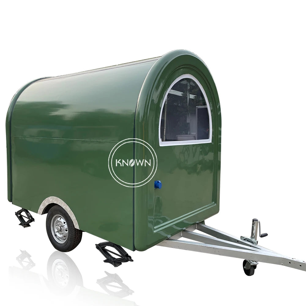 Commercial Mobile Trailer Espresso Coffee Machine Food Truck Sushi Hot Dog Pizza Food Cart for sale