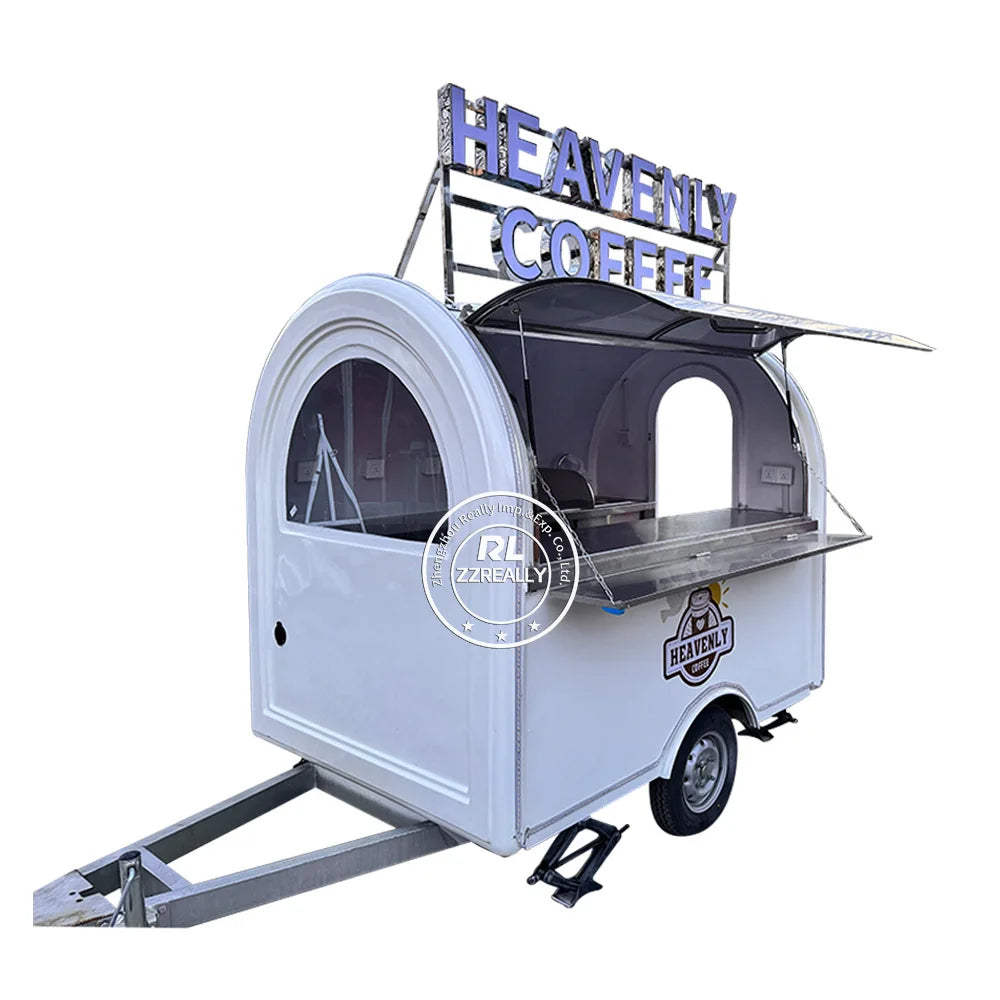 2024 Frozen Food Factory Mobile Truck Burger Trailer Trucks Our Cart Support Customized For Sale