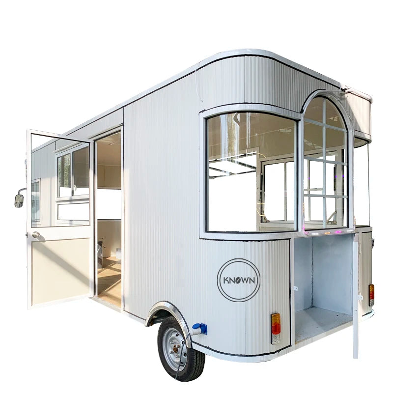 OEM New Street Food Truck Mobile Fast Hot dog Vending Car Customized Ice cream Hamburger Food Van Kiosks