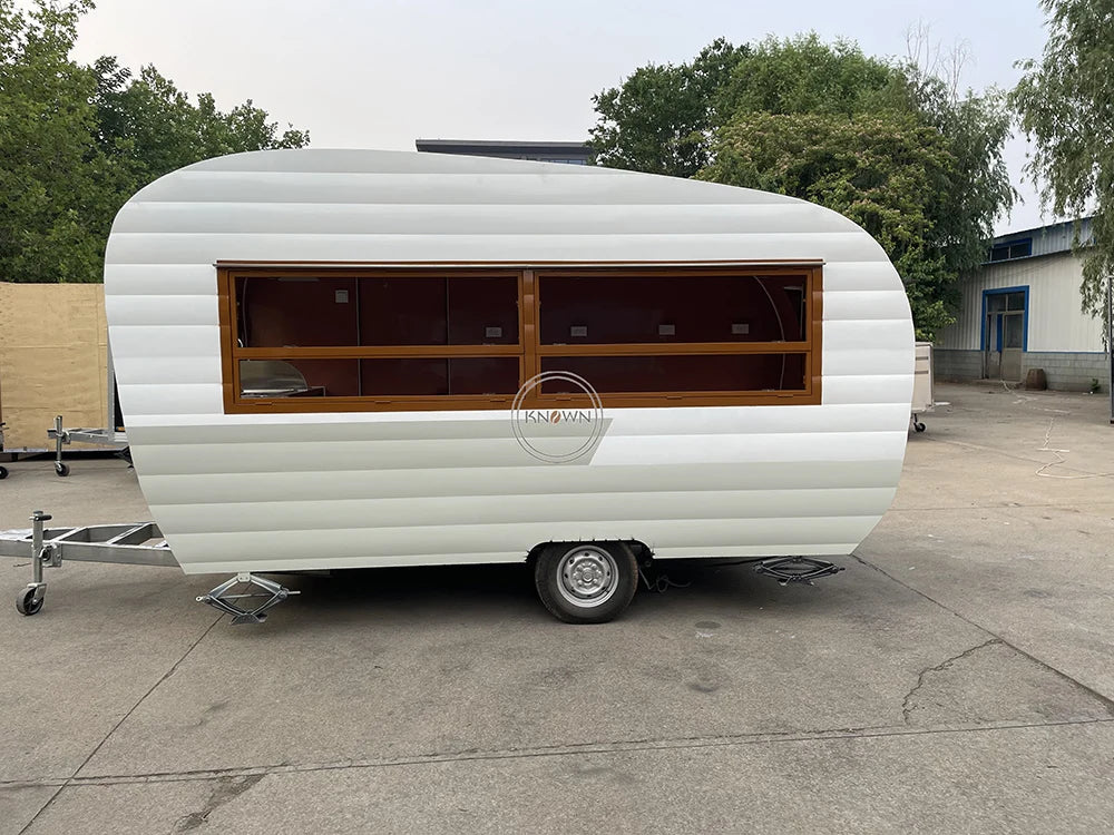 DOT Approved Customized Fast Food Van Trailer for Sale Snack Hot Hog Mobile Street Ice Cream Food Truck Cart