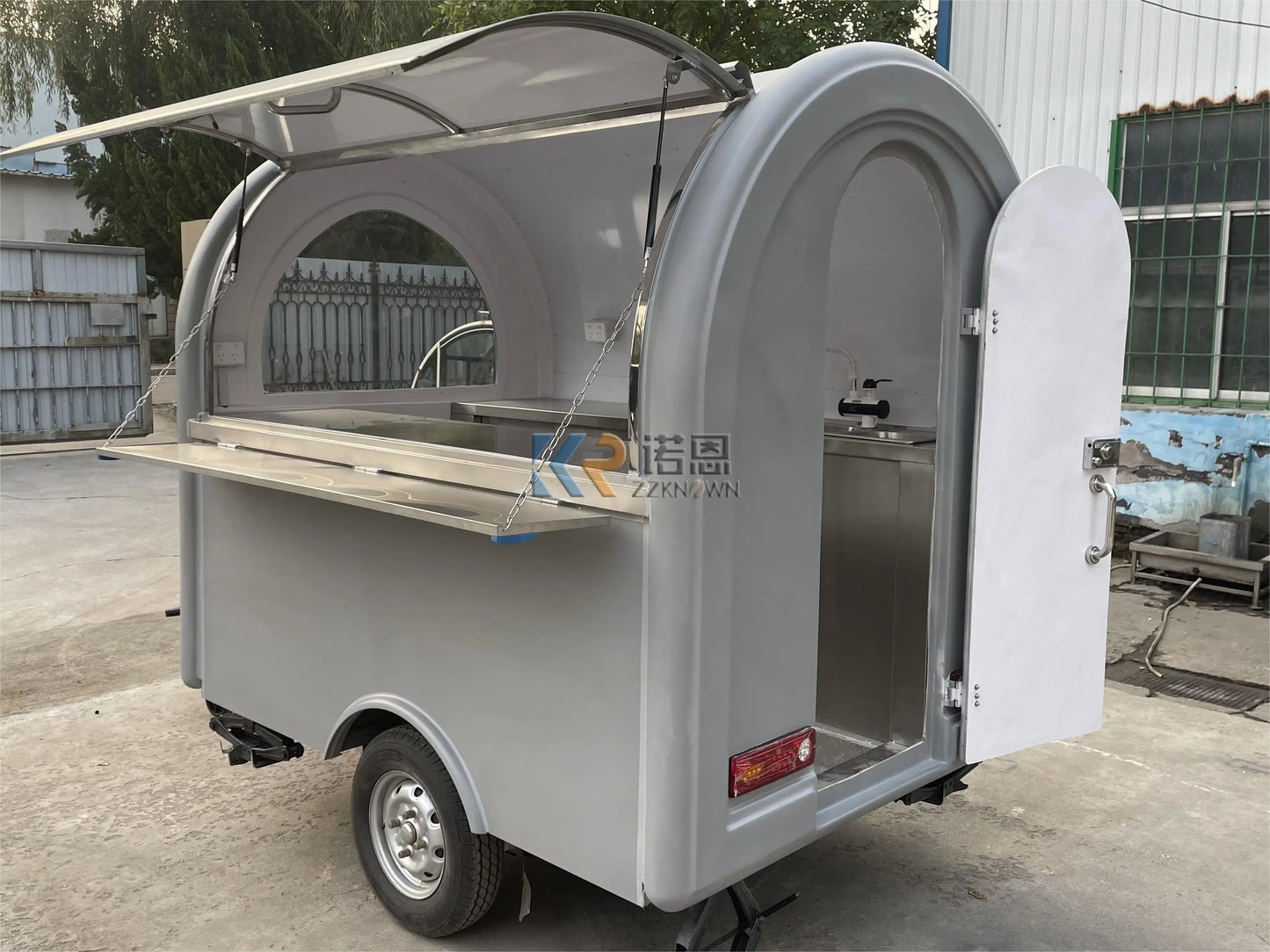 2023 DOT USA Standard Online Support Food Trailer Hot Dog Food Cart Commercial Snack Truck