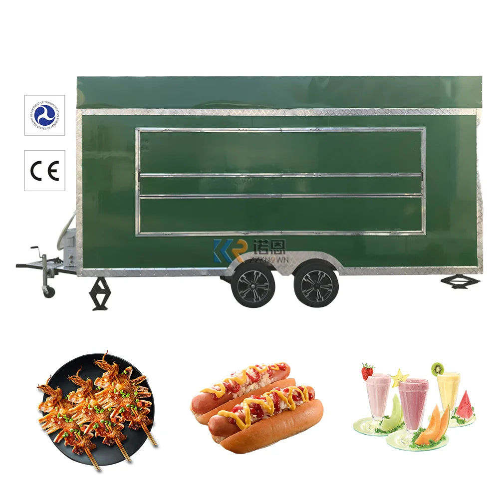 2023 Retail Consession Trailer Food Mobile Trucks For Sale Vending Street Cart Coffee Truck