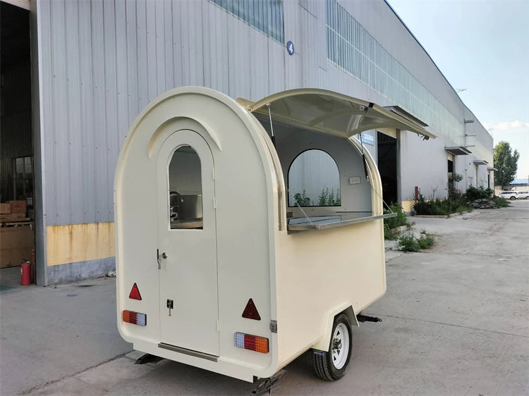 Customized Coffee Cart Pizza Trailers Trucks Mobile street food vendor trailer