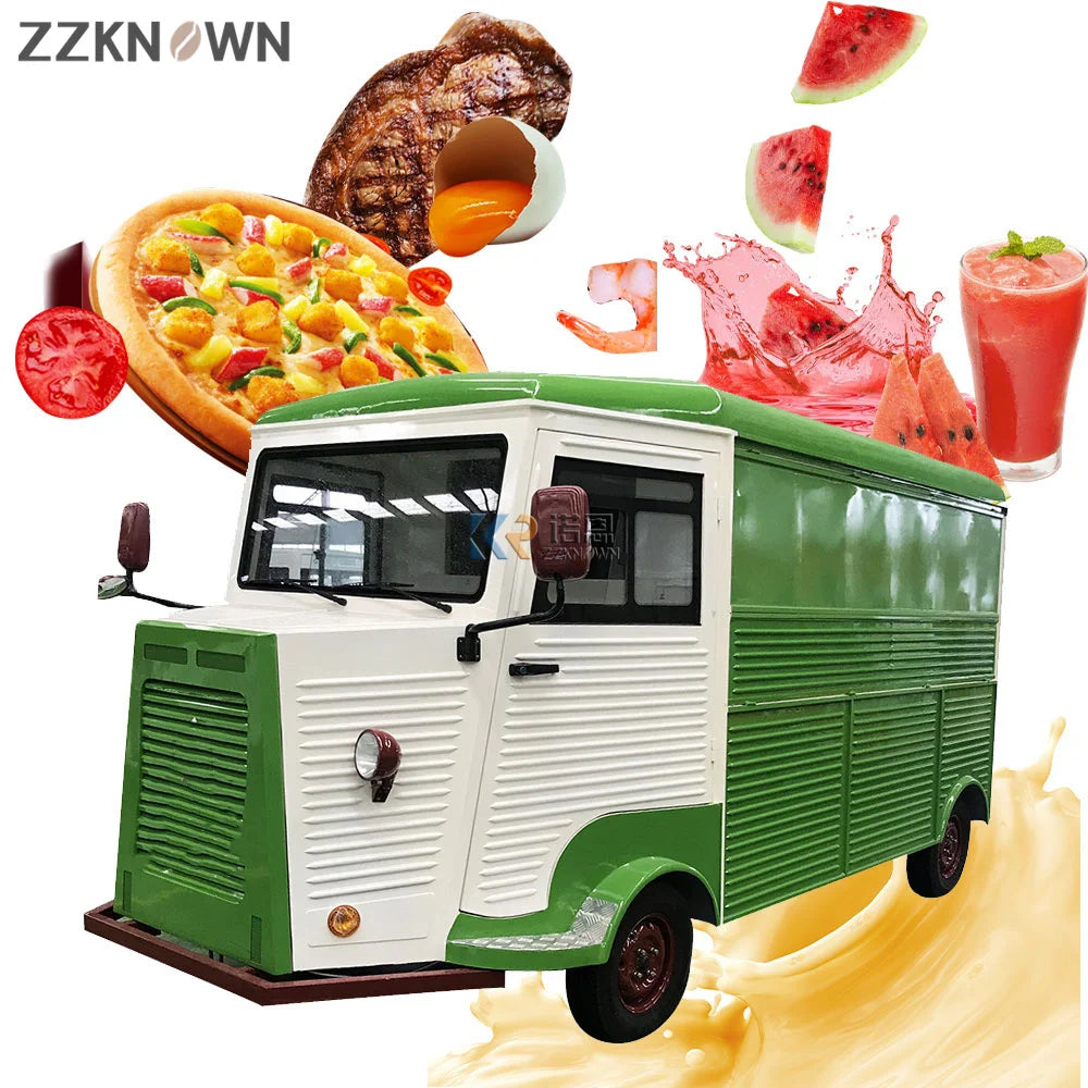 Beer Bar Hot Dog Electric Food Truck Taco Mobile Kitchen Restaurant Vintage Mobile Food Cart for Sale