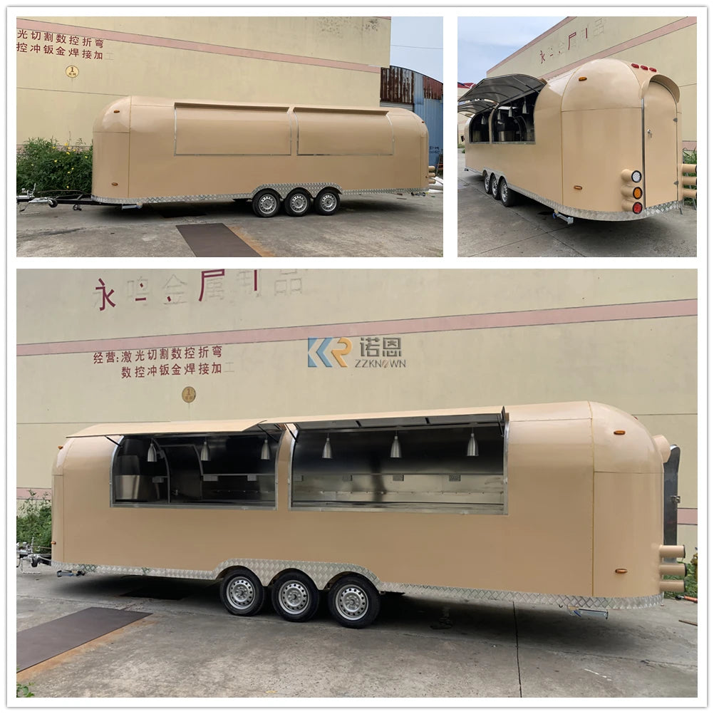 2023 Mobile Food Trailer With CE DOT VIN Certification Food Carts For Sale Concession Food Truck Vending Kiosk