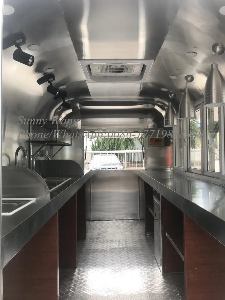 Restaurant equipment mobile food truck cart trailer food trucks fast food truck hot dog trailer food truck trailer for sale