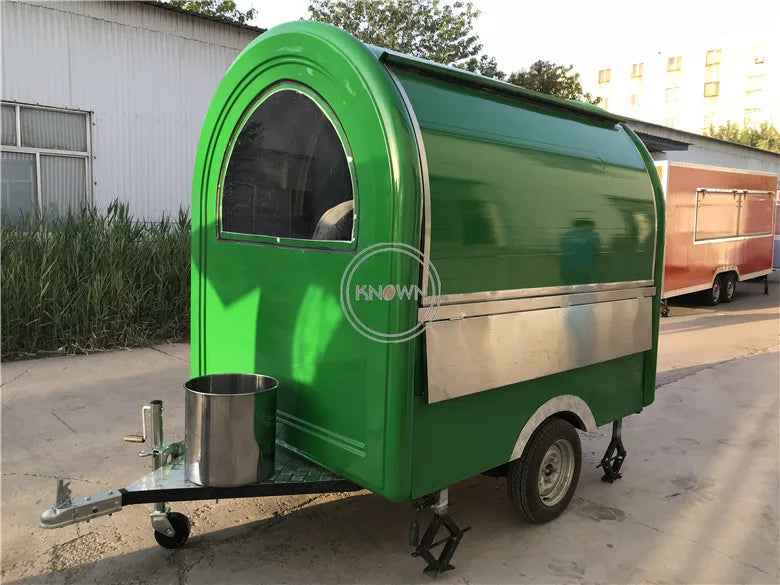 New Fashion Dot Certification Food Carts Pizza Truck Kitchen Mobile Fast Food Cart Hot Dog Beer Bar Food Trailer