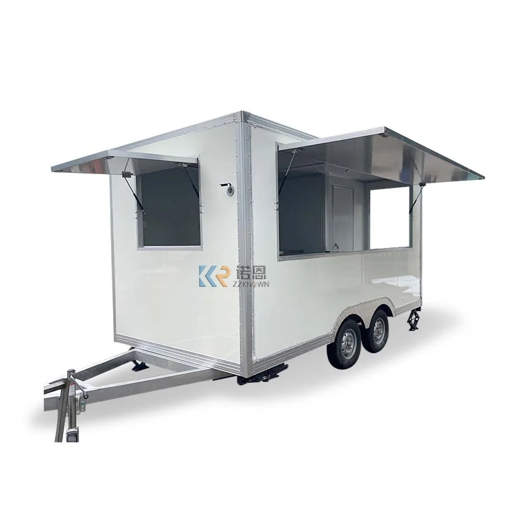 Concession Street Mobile Fast Food Trailer Fully Equipped Coffee Ice Cream Food Cart