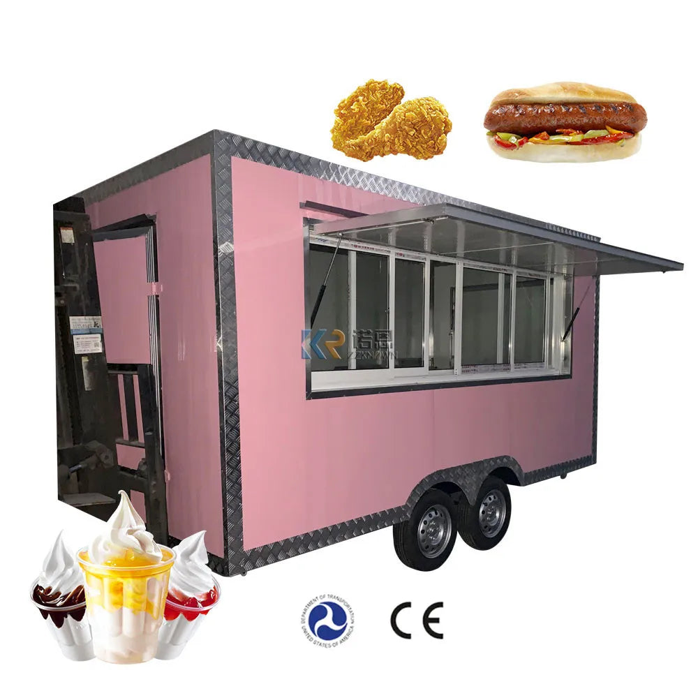 2023 Retail Food Cart  Retro Carts Trailer Australian Standard Uk Food Trailer with Full Kitchen Equipments