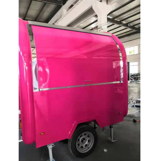 2.8m Food Trailer For Sale 2024 New Food Trailer Mobile Food Cart Mobile Truck