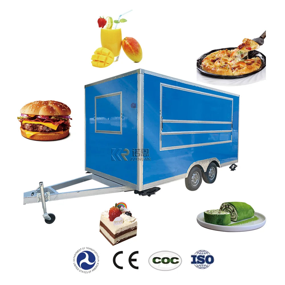 2023 Hot Sale Food Trailer Concession Trailer Food Catering Trailer for Sale Ice Cream Vending Cart