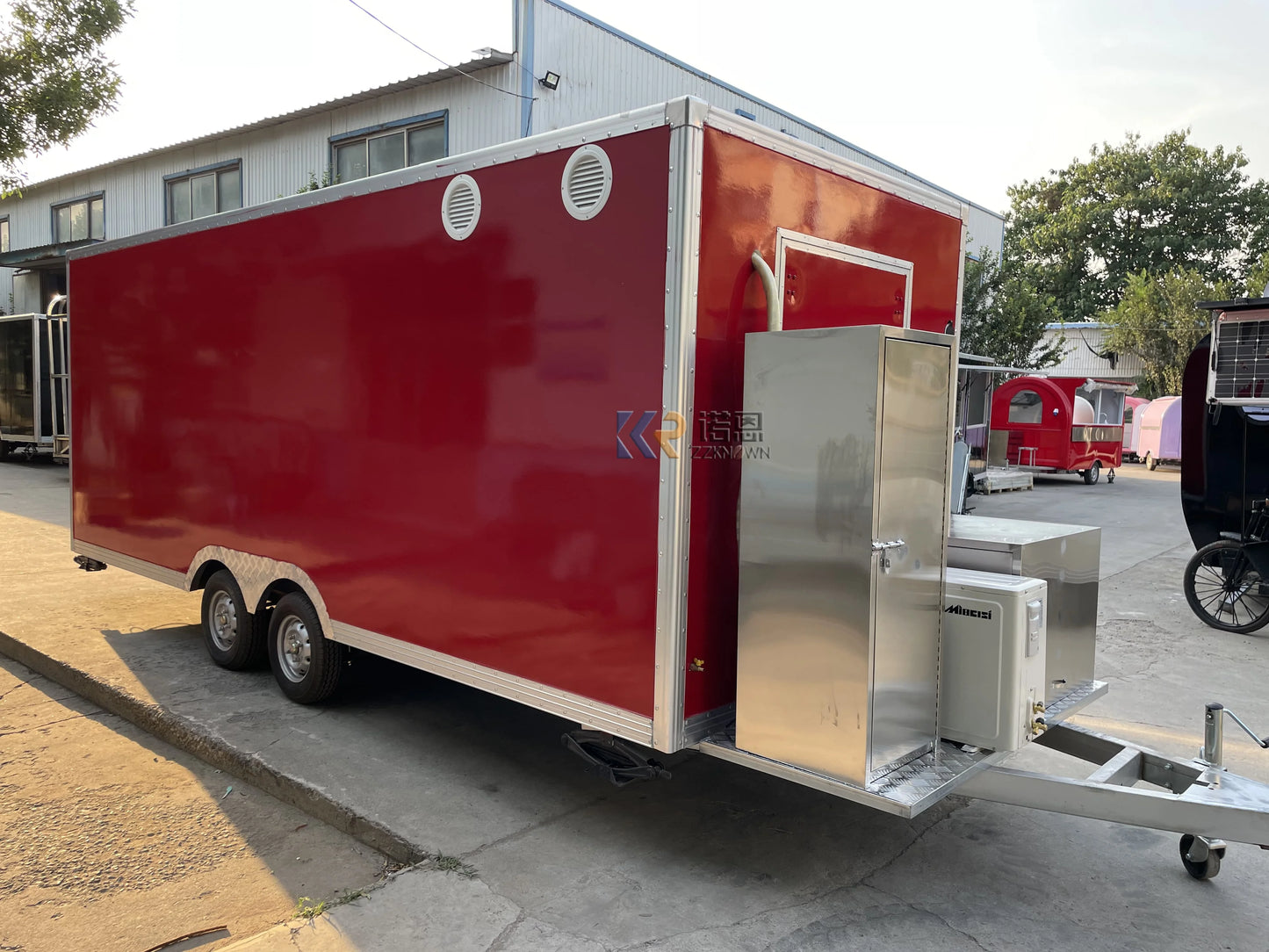 Remolque de comida de concesión de alta calidad, restaurante de cocina, camión de comida con equipo de cocina, carrito de comida móvil para exteriores en la calle