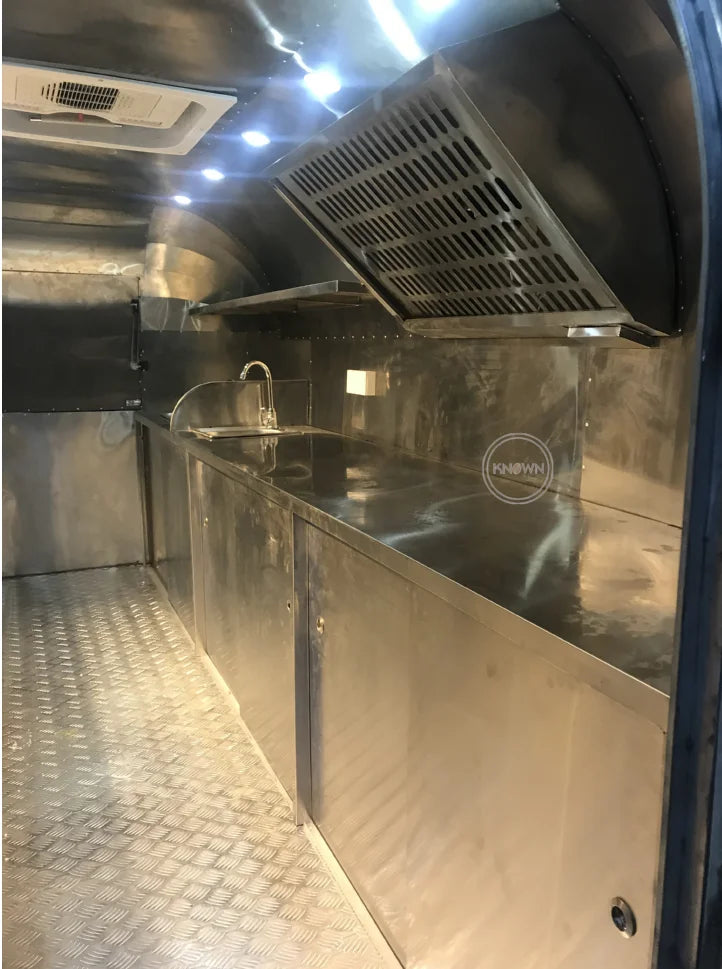 Customized Food cart Mobile Fully Equipped Food Trailer Airstream Fast Food Trucks With Full Kitchen For Sale