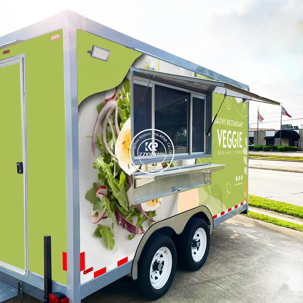 2024 DOT/EEC Certificate Airsteam Mobile Food Trailer Food Truck Pizza Food Cart