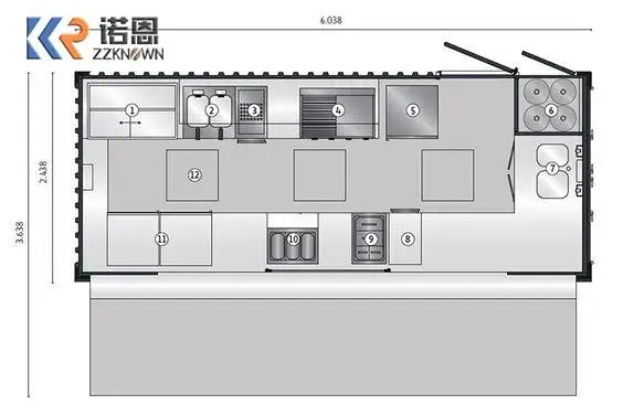 Low Cost Light Steel Foldable Container Office Folding Prefab House For Sale Fast Food