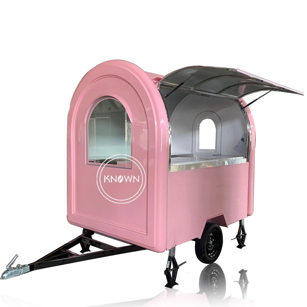 2023 CE Night Market Cart Stall Small Food Trailer Ice Cream Sell Commercial Mobile Sushi Promotion Truck