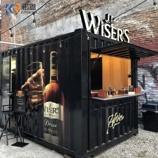 Folding Container House Cafe Contain 20ft Shipping Container Bar Portable Container Cafe Coffee Shop