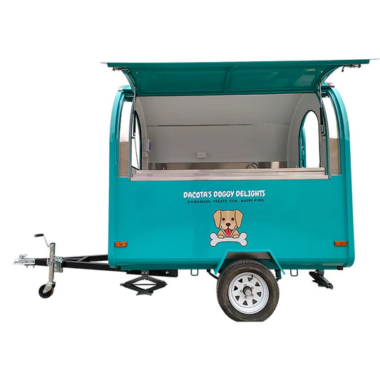 Yituo most popular snack food truck customization mobile coffee fast food trailer for sale