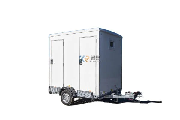 New Type Outdoor Camping Toilet Trailer Portable Restroom Rrailer Good price Mobile Toilet Movable Panel Container